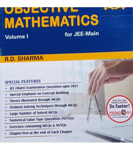 R D Sharma Objective Mathematics For JEE Main Set Of 2 Volume | Latest Edition